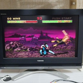 Sega Saturn Clear Console Skeleton HST-3220 Clear Black Tested