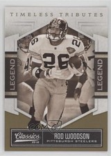 2010 Panini Classics Legend Timeless Tributes Gold /50 Rod Woodson #242 HOF 2d8