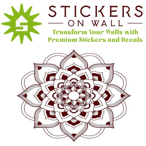 Extra Large Mandala Wall Sticker Bedroom Vinyl Decal Room Decor - Picture 14 of 32