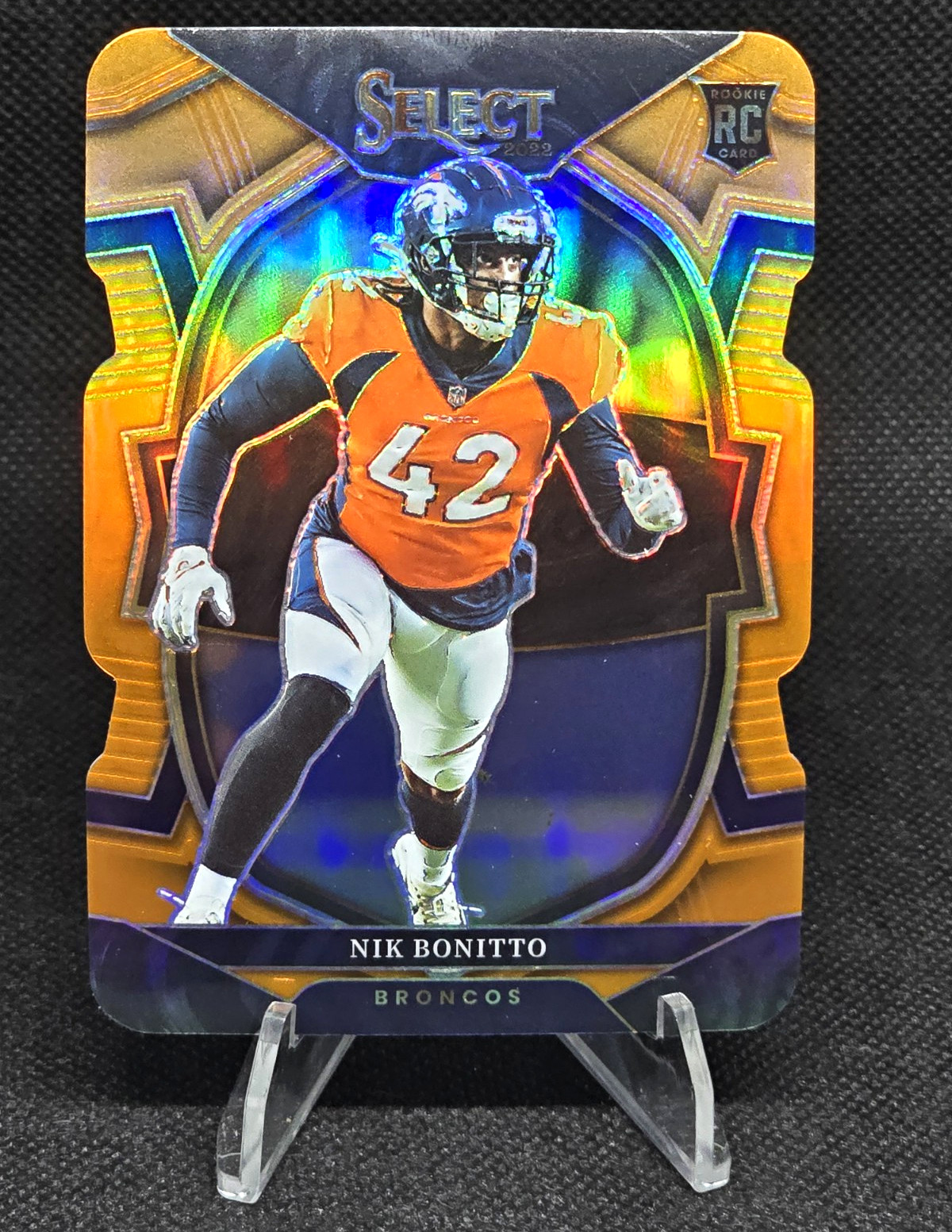 Panini 2022 Select Nik Bonitto RC #25 Concourse Orange Prizm Die-Cut /199