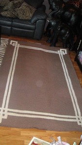 Rare Pottery Barn Kids Caden 5x8 Brown Rug Ebay