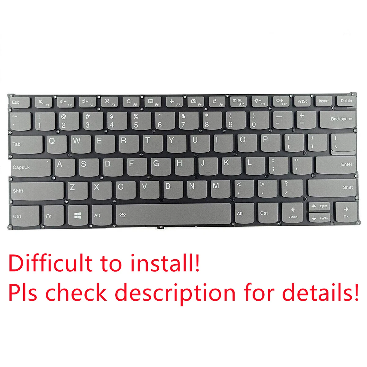 Original US Backlit Keyboard for Lenovo PN: SN20Q40627 