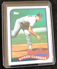Roger Clemens 1989 Topps Boston Red Sox Card FREE SHIPPING!!!!!!!!!! (read desc)
