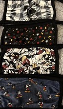 Disney Parks Face Masks Set Of 4 Mickey Mouse Adult Medium