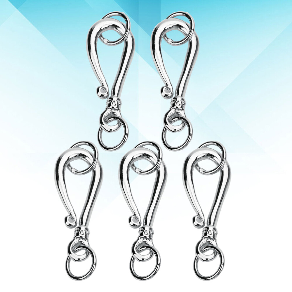 DIY Craft Jewelry Clasp Metal Clasps Sterling Silver Hook Eye Button eBay