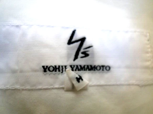 CAMISA YOHJI YAMAMOTO X Y S BLANCA ALGODÓN TALLA 4 CH 44 Foto 3 de 3