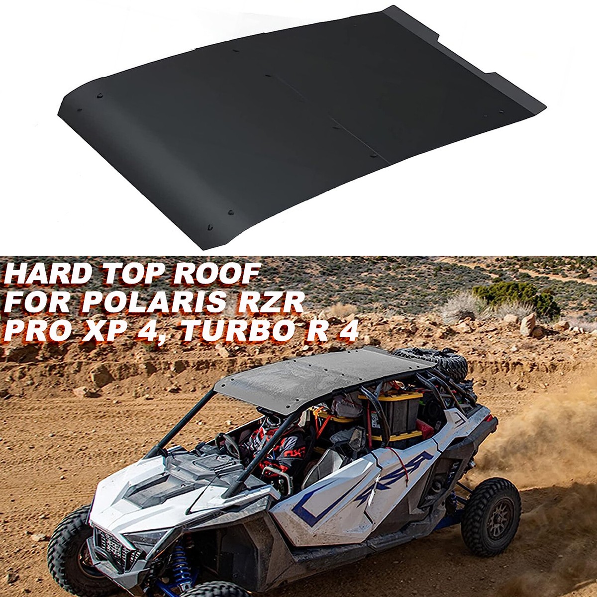 Aluminum Roof for 2020-2024 Polaris RZR PRO XP 4Seat/Turbo R