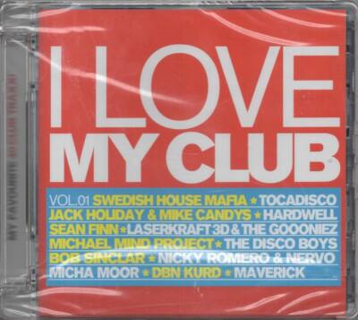 I Love My Club Vol.1 Swedish House Mafia Tomcraft 2Elements Bob Sinclar 2CD NEU