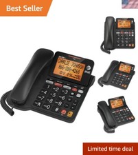 Space-Saving Corded Answering System with User-Friendly Interface  Caller ID