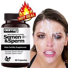 Max Load Pill Semen Volume Supplement Male Jizz Cum Sperm Load Ejaculation 60ct