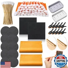 Leinuosen 228 Pcs Trade Card Flattening Kit, Card Cleaning Kit for TCG Collec