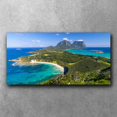 Canvas Bilder Leinwandbild Leinwand Groß 120x60 Blick über Lord Howe Insel