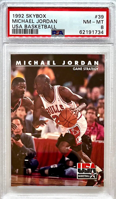 1992 SKYBOX MICHAEL JORDAN PSA8 ジョーダン Michael Jordan USA Basketball 1992 Skybox Basketball #39 Chicago