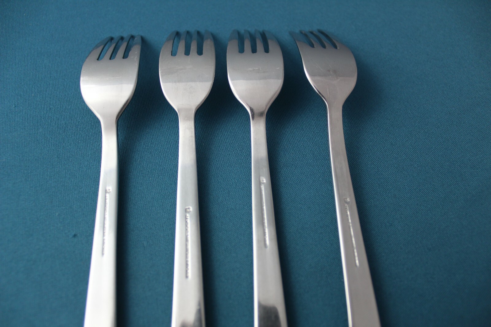4 Salad Forks JA Henckels PAVILLION 18/10 Stainless 6 7/8"
