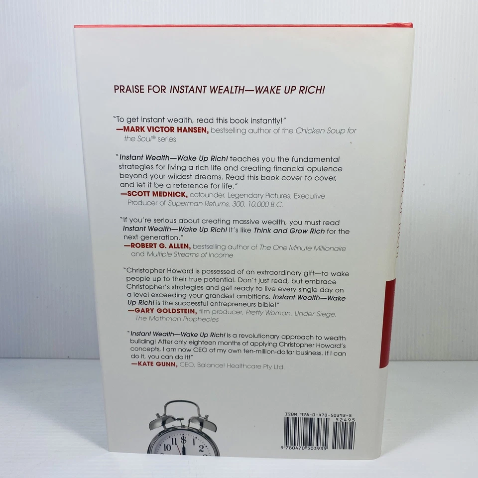Instant Wealth Wake Up Rich! by Christopher Howard Hardcover 2010 Finance Money - Image 2 of 4