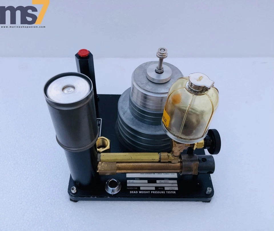 AMETEK HL-4 HYDRA LITE PORTABLE HYDRAUIC DEAD WEIGHT PRESSURE TESTER - Image 2 of 4