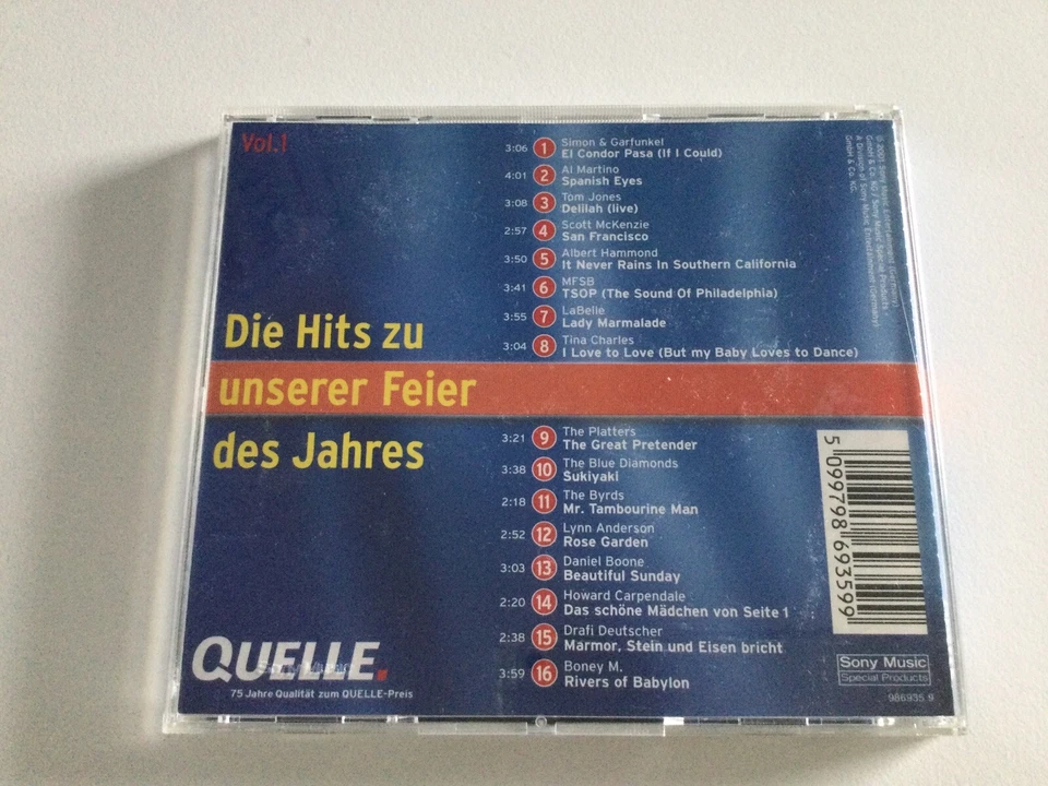 75 Jahre Qualität zum Quelle-Preis. Die Hits zur Feier des Jahres / CD Sampler - Bild 2 von 2