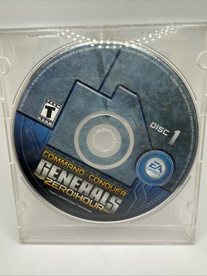 Command & Conquer Generals And Zero Hour Expansion Missing 1 Disc