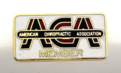 ACA Chiropractic Assoc. Enamel Lapel Pin Member | eBay