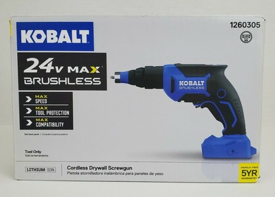 Kobalt 24 Volt Brushless Drywall Screwgun- 1260305