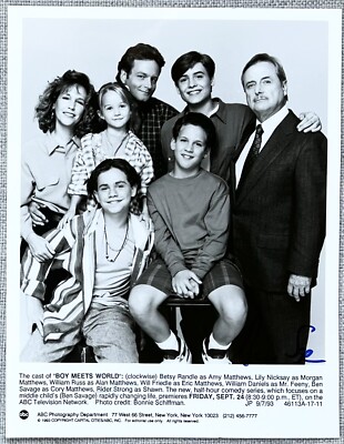 Ben Savage Signed In Person 7x9 RARE Press Photo - Boy Meets World