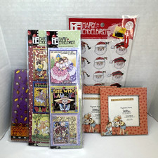 Lot of 6 Mary Engelbreit Dimensional Stickers Magnetic Frames Napkins Crafts