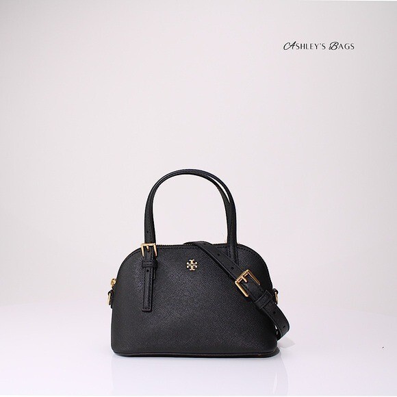 ショルダーバッグ・ポシェット Tory Burch Emerson Embellished Mini Dome Satchel 159524 Tory Burch Emerson Embellished Mini Dome Satchel 159524 | eBay