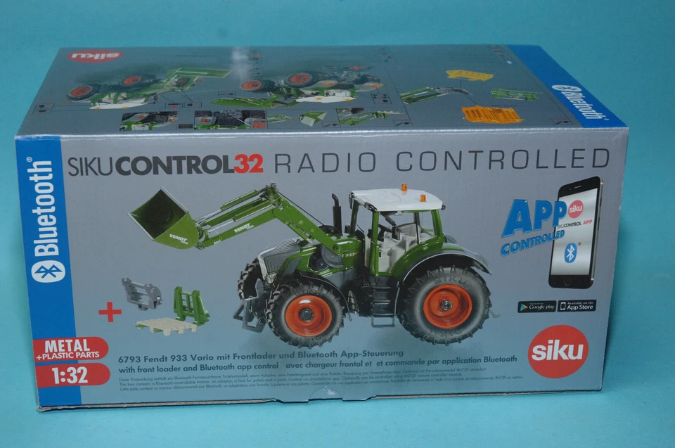SIKU Control32 6796 Fendt 933 Vario mit Frontlader Bluetooth Fernsteuerung NEU - Bild 3 von 4