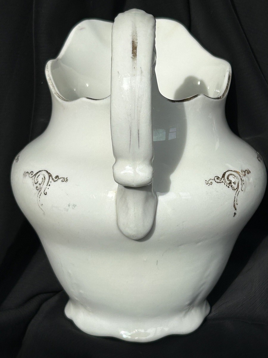 Vintage 1930s-40s Edwin M. Knowles Semi Vitreous Small Pitcher