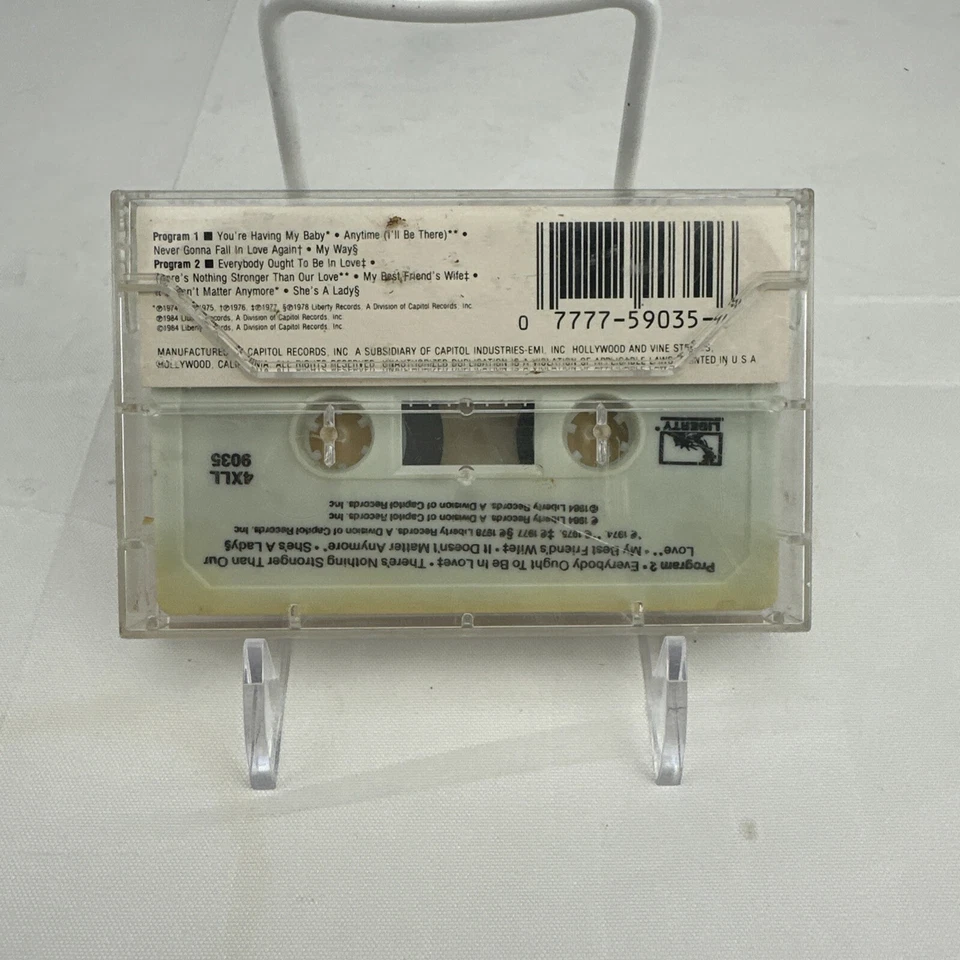 Paul Anka My Way Cassette Tape 1984 Capitol Records Youre Having My Baby - Image 3 of 3