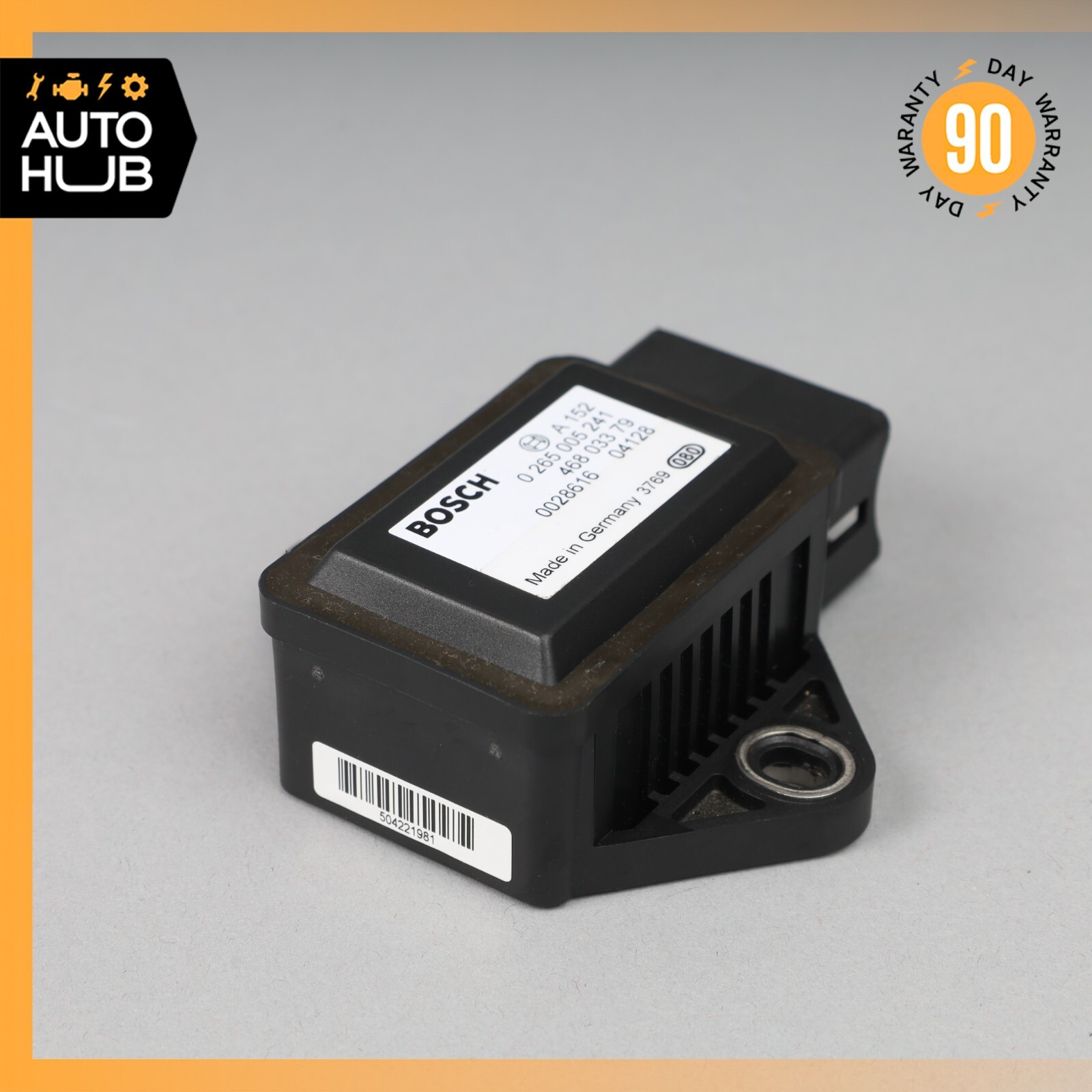 02-07 Maserati Quattroporte M139 Spyder GT M138 Yaw Turn Rate Sensor OEM