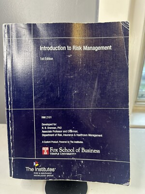 Introduction to Risk Management and Insurance 1st edition - Temple University