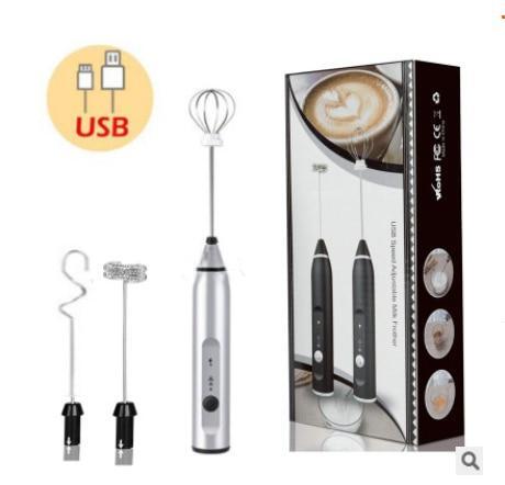Electric Milk Frothers Handheld Wireless Blender USB Mini Coffee Maker Whisk Mix