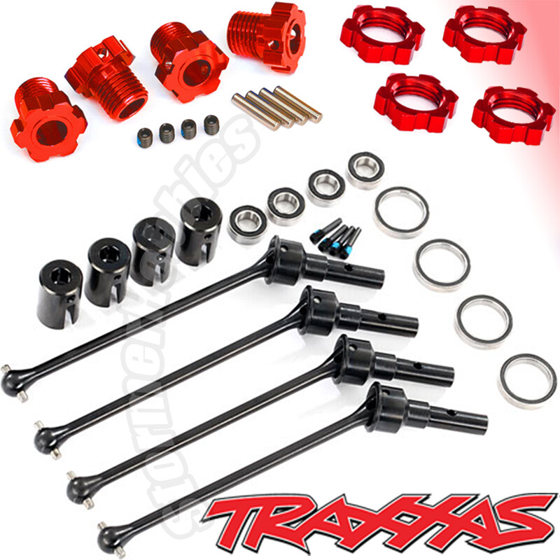 Traxxas Moyeux De Roue 5353G 17 Mm Avec écrous Anodisés Verts