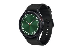 Samsung Galaxy Watch6 Classic SM-R960 47mm Edelstahlgehäuse mit Hybrid Armband - Schwarz (Bluetooth) (SM-R960NZKADBT)