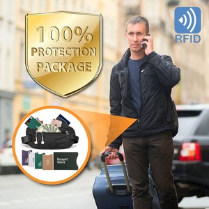 Travel Secret Waist Money Belt Protect Hidden Security Safe Pouch