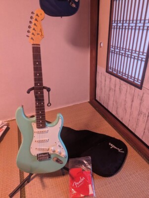 Fender JAPAN 60s Stratocaster Surf Green Musical Instruments