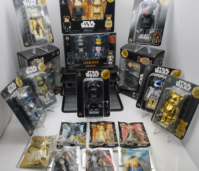 Bearbrick Medicom Toy Happy Lottery Star Wars 3D - Gundam 2 Bearbricks Pepsi Nex