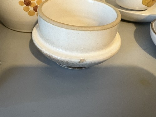Vintage DENBY Pottery Minstrel Pattern 6 Person Tea Set Inc Milk Jug, Sugar Bowl - Picture 10 of 14