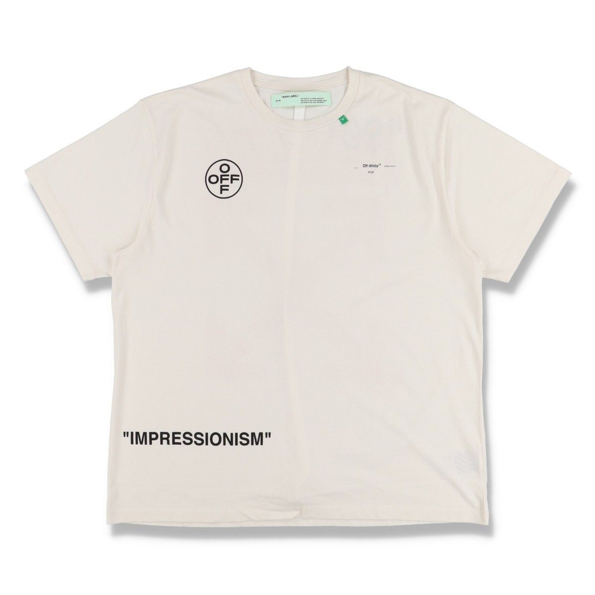 Off-White Pink Impressionism Stencil Arrows Oversized T-Shirt