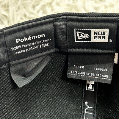 ウェア KOP NEW ERA Pokémon 59FIFTY PIKACHU 7 3/8 Embroidery Cap Black Yellow