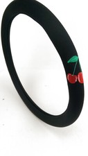New Auto Car Truck Suv 1 Logo Steering Wheel Cover Cherry Red New Auto Car Truck Suv 1 Logo Steering Wheel Cover Cherry Red