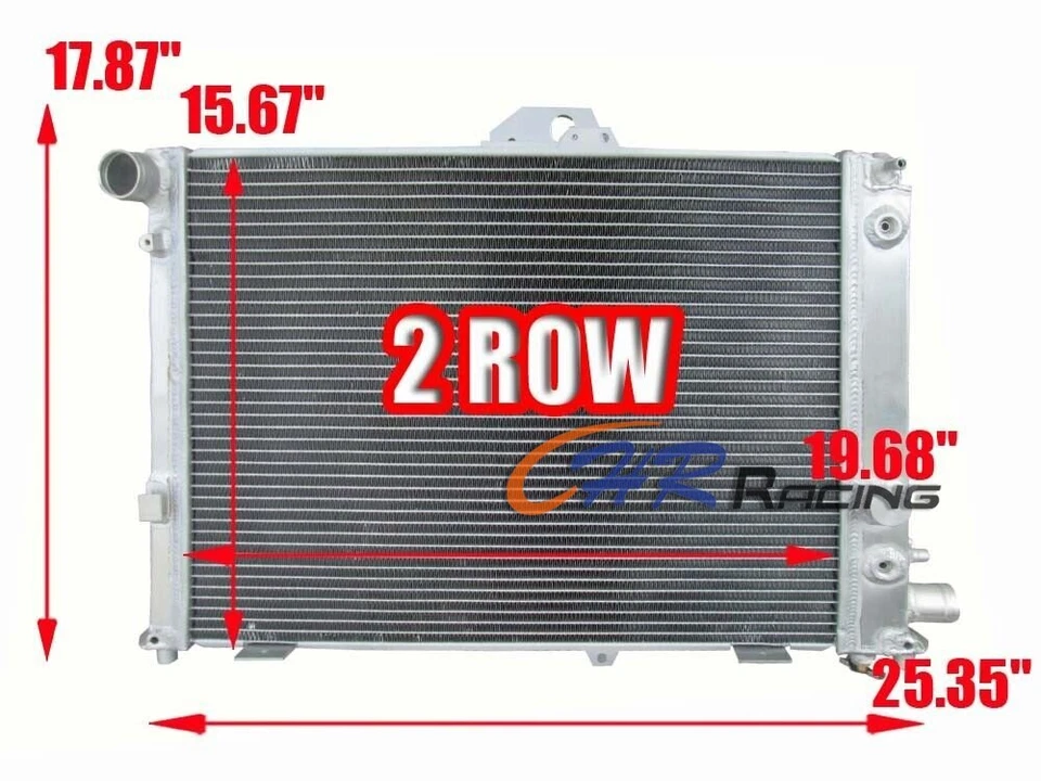 Radiador de alumínio + ventilador 1991-1998 91 92 93 94 95 96 97 para SAAB 9000 2.3 TURBO NOVO NA CAIXA - Imagem 2 de 4