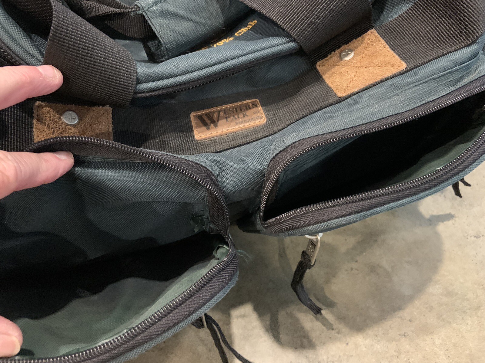 WESTERN PACK Duffle Bag Natl Wild Turkey Federation Green No Shoulder Strap eBay