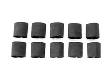 MOLLE Tactical Elastic Webbing Keeper Pack - Black - For ALICE Rucksack Straps