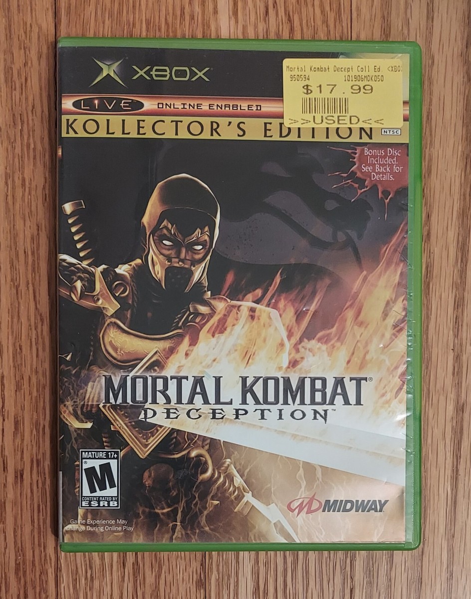 Mortal Kombat: Deception - Kollector's Edition, Xbox | eBay