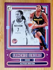 2025 Panini Donruss Franchise Features Aliyah Boston #12 Press Proof Purple