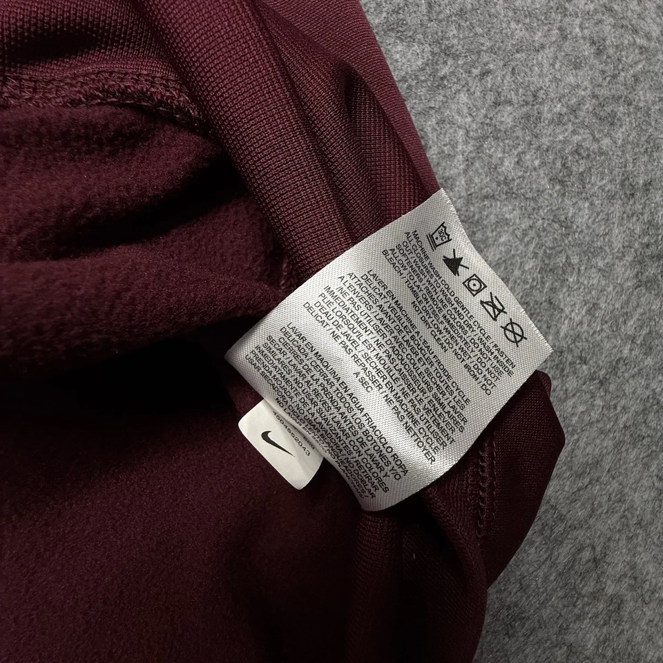 Nike Dri-Fit Virginia Tech Hokies Hoodie Men’s 3XL Maroon Full Zip NCAA - Image 4 of 4