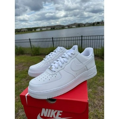 * 8 MEN'S NIKE AIR FORCE ONE ALL TRIPLE WHITE CW2288-111 SNEAKERS SPORTSWEAR