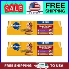 Pedigree Choice Cuts In Gravy Soft Wet Multipack, 13.2 oz Cans, 24 Pack 1.91 per gallon